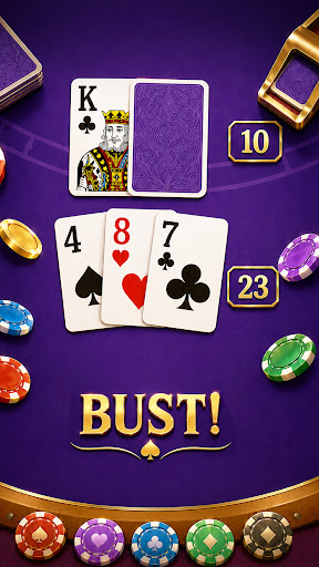 Blackjack Glory: Card Game Capture d'Écran du Jeu Android 3