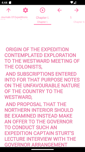 Android application zBook: Journals Of Expeditions screenshort