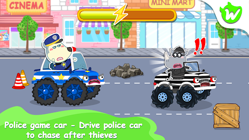Android application Wolfoo Police And Thief Game screenshort