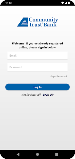 Android application CTBI Advantage screenshort