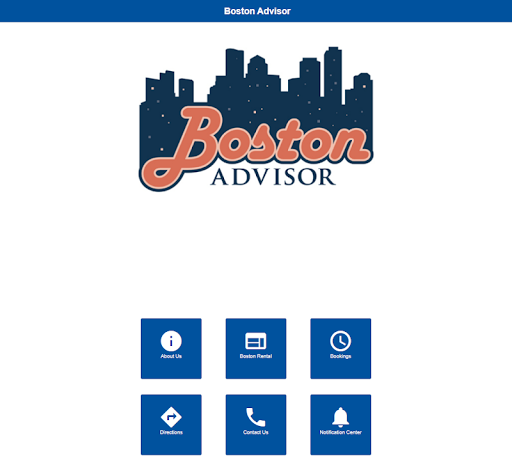 Android application Boston Advisor screenshort