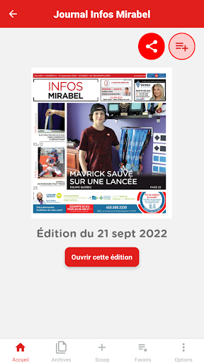Infos Mirabel Screen 2