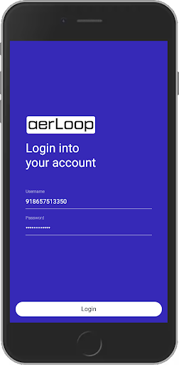 Android application MyAerLoop screenshort