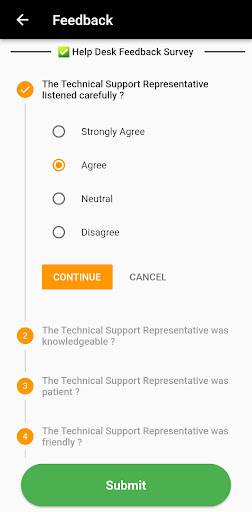 DataNote Helpdesk Screen 2