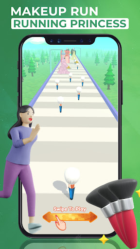 Android application Makeover Run: Running Princess screenshort