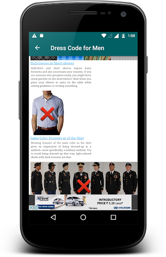 Business Dress Code Screen 3