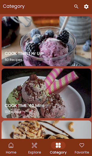 Homemade Ice Creamery Recipes Screen 2