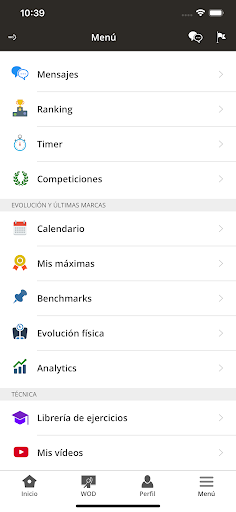 Android application 180 Club screenshort