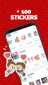 Captura de Pantalla 5 Stickers Amor Romanticos love android