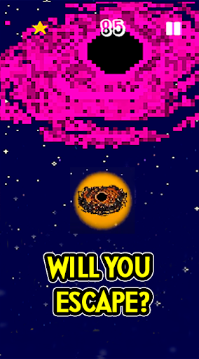 Android application black hole eater arcade game screenshort