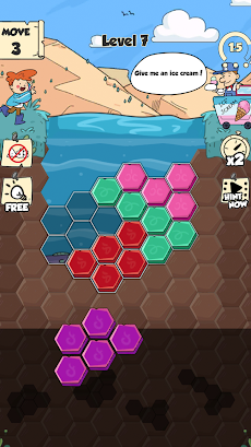 Rescue Block: Hexa puzzle gameのおすすめ画像3