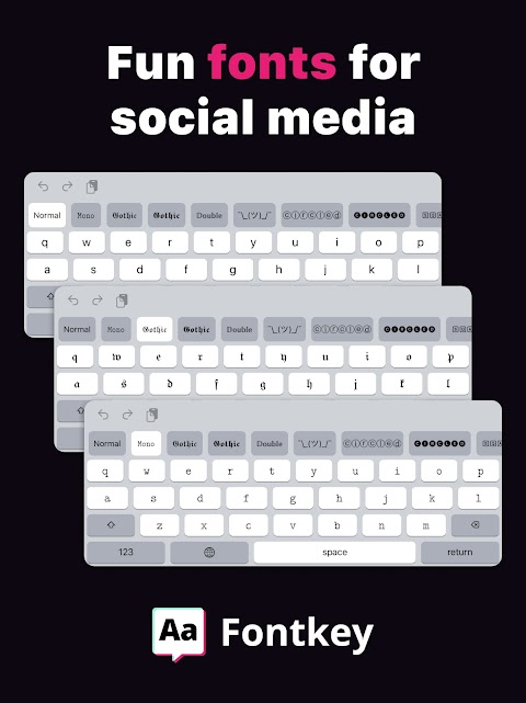 Fontkey - Fonts Keyboard Emojiのおすすめ画像4