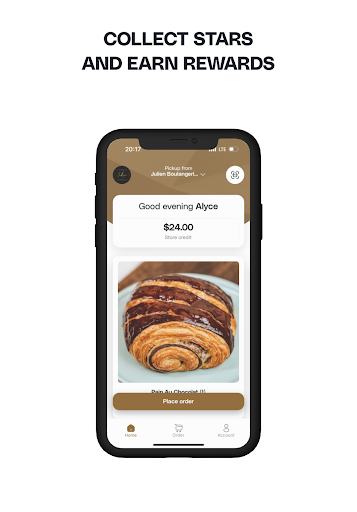 Android application Julien Boulangerie screenshort