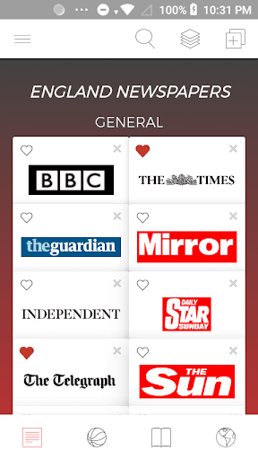 Android application UK News screenshort