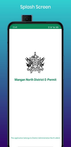 Android application E-Permit North Sikkim screenshort