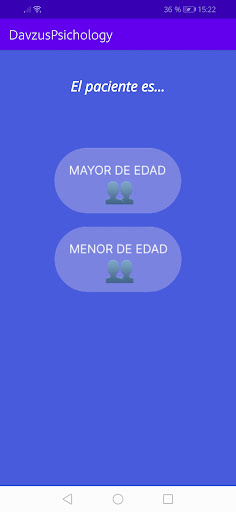 Android application AppPsichology screenshort