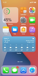 Phone 14 Launcher, OS 16 Screenshot