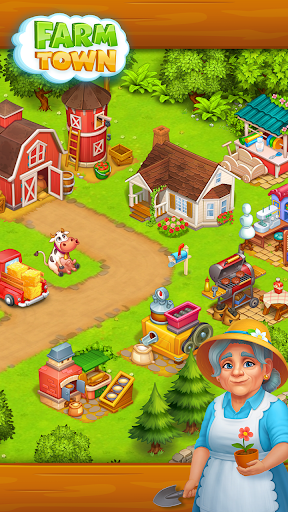 Farm Town: Ferme familiale APK MOD (Astuce) screenshots 1