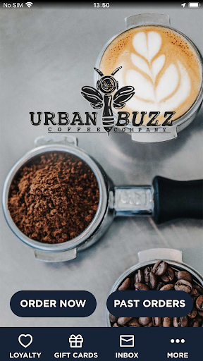 Android application Urban Buzz Coffee screenshort