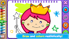 screenshot of Princess Coloring Book & Games