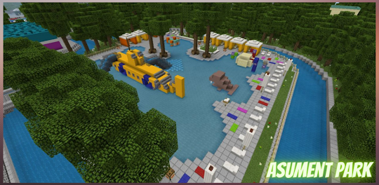 Mod Asument Park For MCPE
