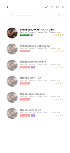 Barberos Screen 3