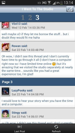 LazyTown Forums Screen 3