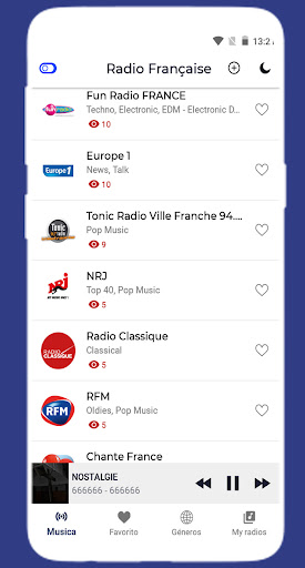 Radios France Screen 2