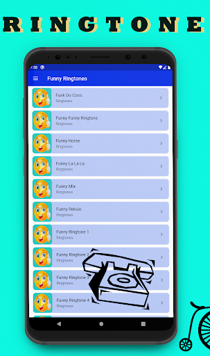 Android application Funny Ringtones screenshort