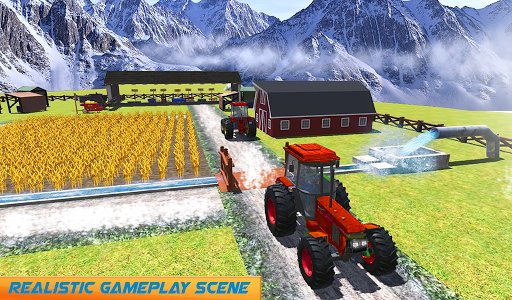 Snow Tractor Agriculture Simulator