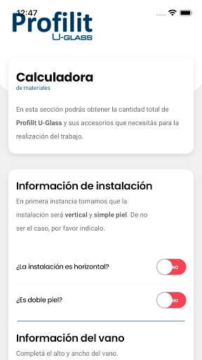 Profilit U-Glass Screen 3