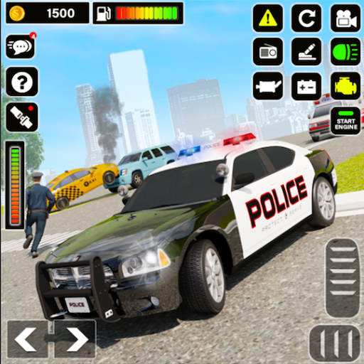 Police Car Thief Chase Game