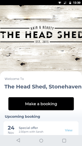 Android application The Head Shed, Stonehaven screenshort