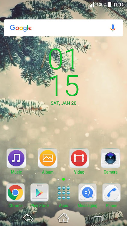 Spruce with snow | Xperia™ The - 1.0.0 - (Android)