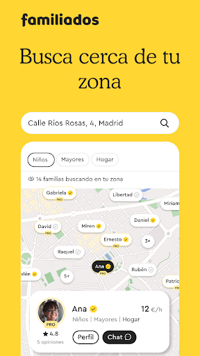 Familiados · Ayuda para cuidar Screen 2