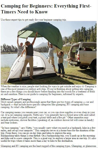 How to Camp ekran görüntüsü