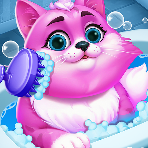 Kitty Daycare Salon Games Logo