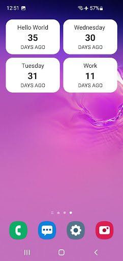 Android application Hari Counter - Day Counter screenshort