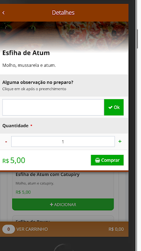 Pizzaria Esfiharia Super Sabor Screen 3