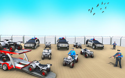 Cop ATV Quad Bike Transporter 0.1 APK + Mod (Free purchase) for Android