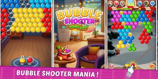 Bubble Shooter - Home Fix it  screenshots 1