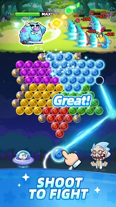 Bubble Shooter Fight - Screenshot 1