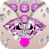 Purple Diamond Zipper Screen icon