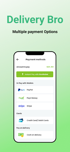 DeliveryBro- Grocery delivery Screen 2