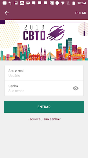 Android application CBTD 2019 screenshort