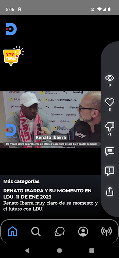 Android application Deportivisimo screenshort