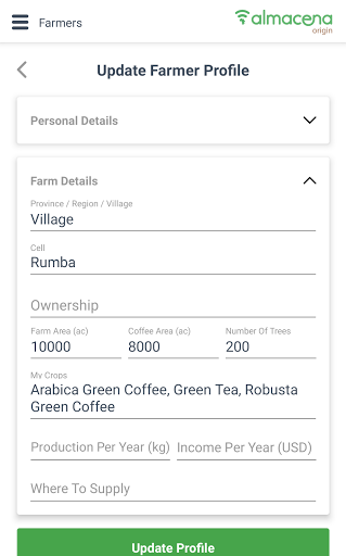 Almacena Origin Screen 2