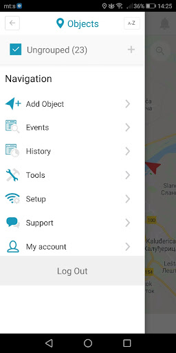 GPS STO Mobile Client Screen 3