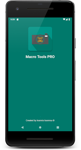 Android application Macro Photography Tools PRO screenshort