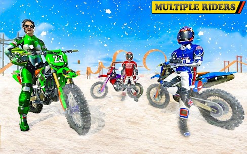 Snow Tricky Bike Impossible MOD APK (Unlimited Everything) 3